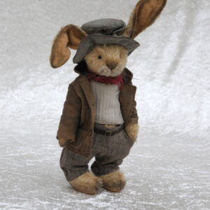Lapin de collection en mohair P'tit Ours du Vexin