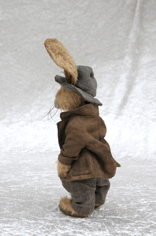 Lapin de collection en mohair P'tit Ours du Vexin